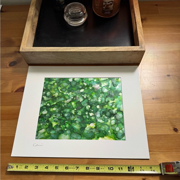 New Original Signed Artwork Alcohol Ink on Paper 184 - Picture 5 of 5